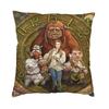 Labyrinth Movie Cushion Cover x Soft Horror Adventure Movie Throw Pillow Case for Sofa Car Square Pillowcase Decoration