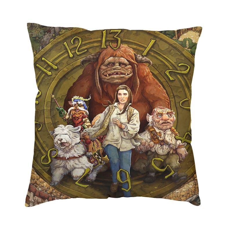 

Fantasy Ello Gift Labyrinth Worm Pillow Covers Sofa Horror Adventure Movie Luxury Cushion Cover Velvet Pillowcase 30x30cm