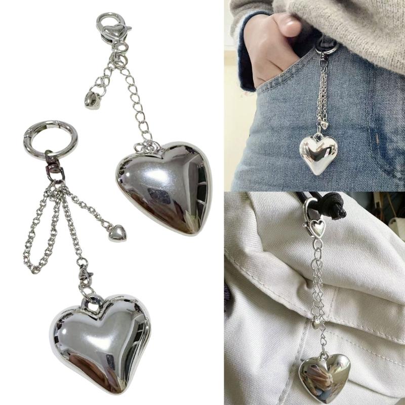 Keychain Heart Keys Rings Alloy Material Keyring Keys Holder Perfect for Women