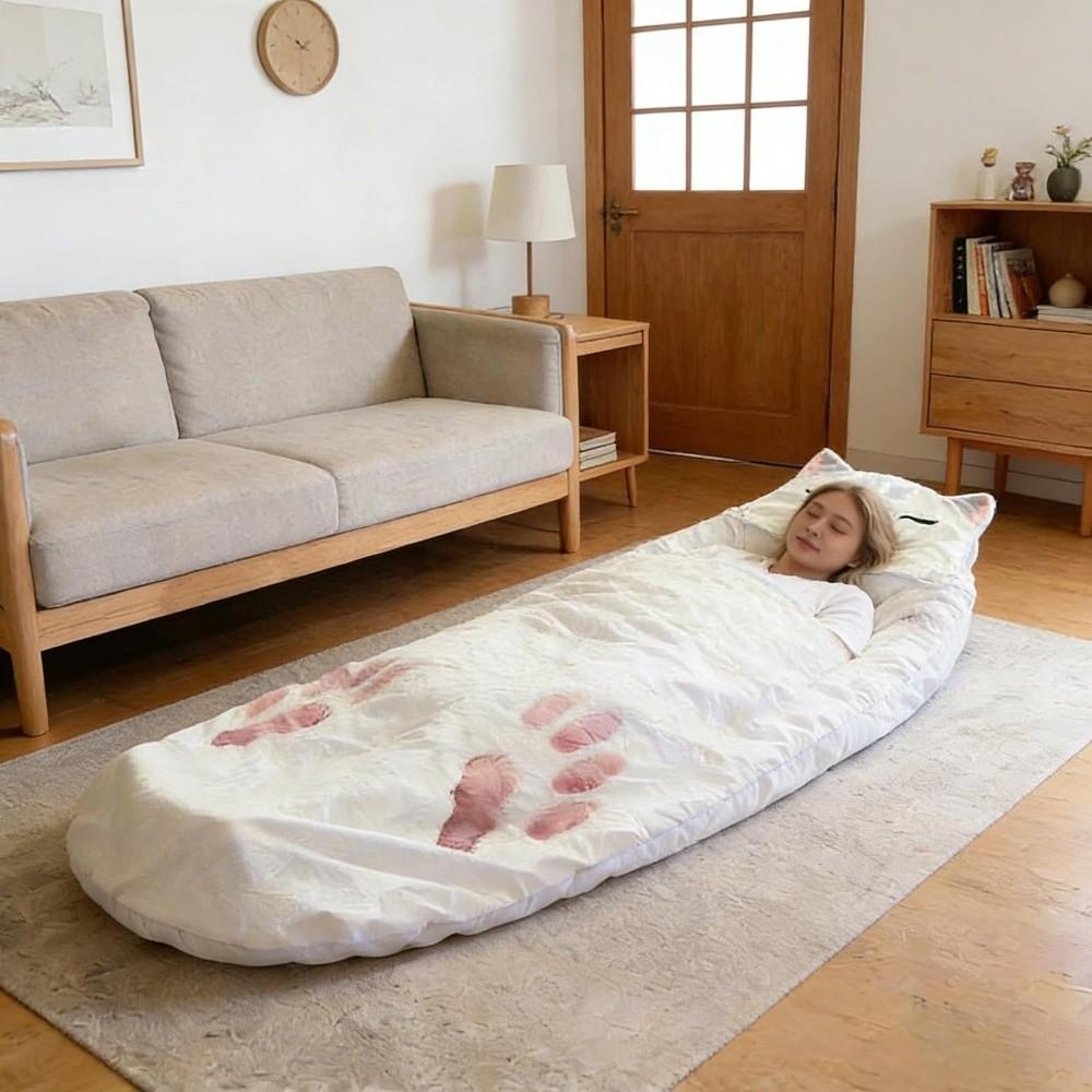 Cozy Plush Sleeping Bag Soft Plush Camping Sleeping Bag New Adult Sleeping Bag Camping Trips