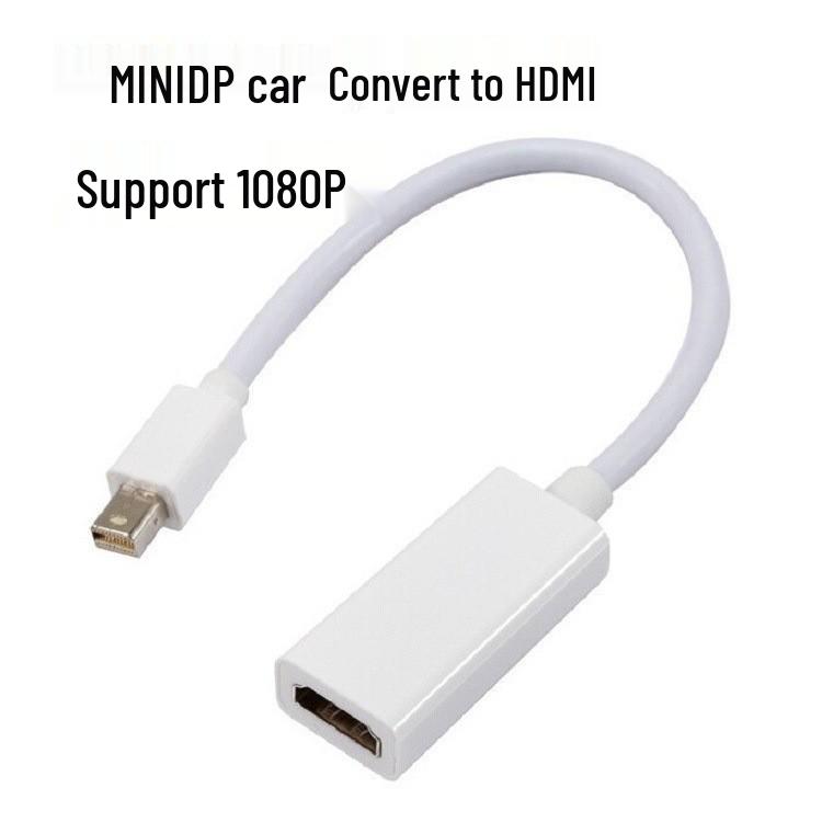 Mini DP to HDMI Adapter Cable 1.8m - Connects Computer, TV, Projector, Monitor