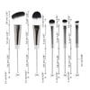 5pcs/set Makeup Brushes Metal Handle Beaded Makeup Brush with Soft Bristles for Makeup DIY Brush Eye Makeup Accessories