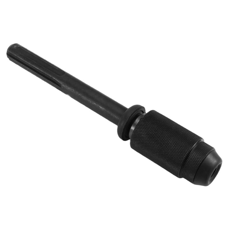 A25F-Conversion Rod Chuck Converter Five-Hole To Four-Hole Black Electric Hammer Conversion Rod Checkered