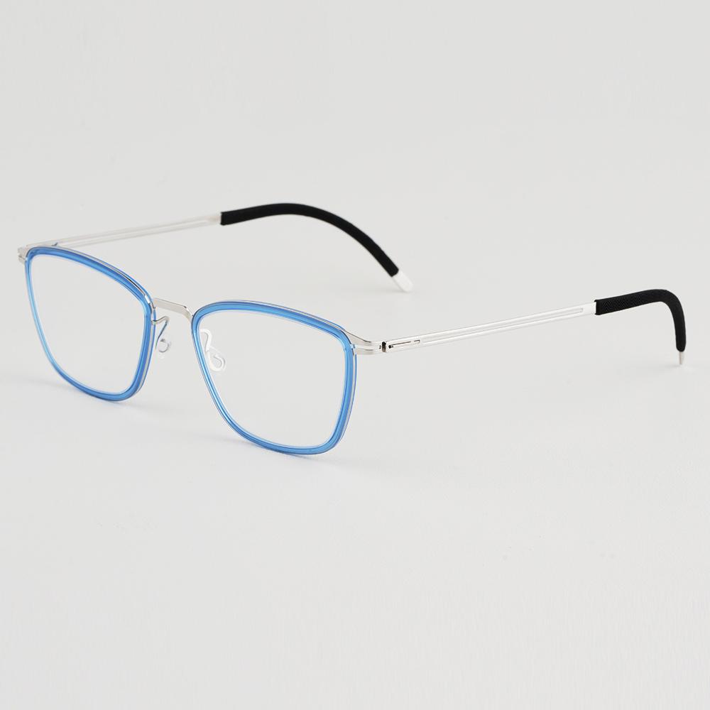 New Men's Square Titanium Screwless Glasses Frame Women Fashion Ultralight Brand Designer Eyewear Handmade Eyeglasses Spectacles