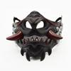 Jumătate de față Mască japoneză Halloween Evil Devil Party Mask Jucărie Demon Samurai Mask Masquerade Party Wear Accesorii