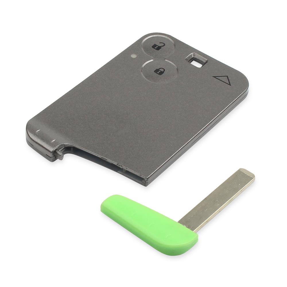 KEYYOU 2/3/4 Button Smart Card Remote Key Shell Case For Renault Clio Logan Megane 2 3 Scenic Laguna Espace Fluence