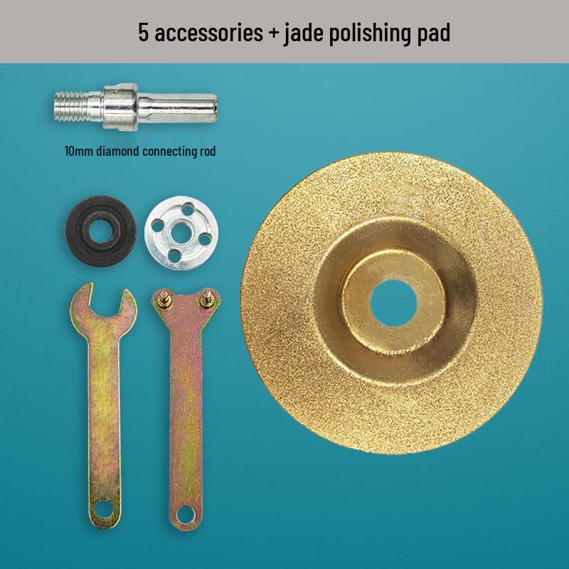 Hand Drill-to-Grinder Conversion Kit: Cutting, Polishing & Grinding Accessory Set