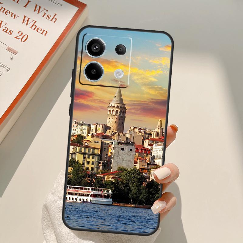 

Турция Стамбул Пейзаж Здание Чехол Для Xiaomi Redmi Note 14 10 11 12 13 15 Pro Plus Чехол Для Redmi 15 14C 10C 12C 13C 15C Redmi Note 10 4G