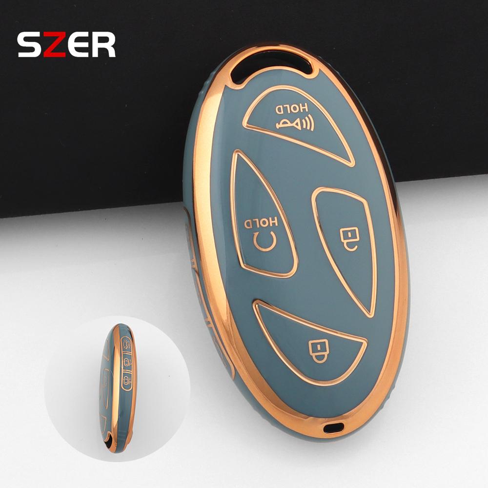 TPU Auto-Fernbedienung Smart Key Hülle Schale für Hyundai IONIQ 6 New Grand Prix GN7 Kona 5 7 Tasten Geschützter Halter Keyless Fob