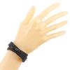 HERMES Kelly Bracelet Double Tour Bracelet monochrome black Shave 18.2g Women Used