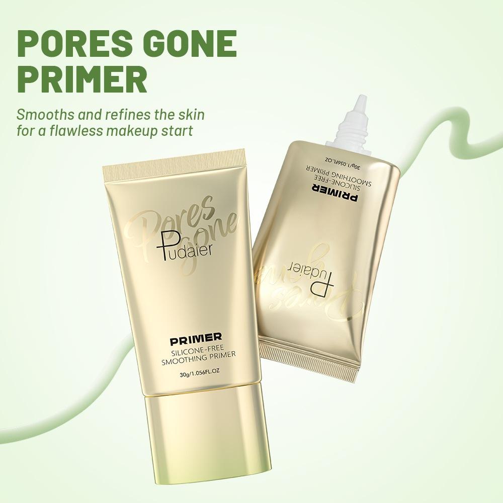 Oil-controlled Breathable Brightening Makeup Pre-creasing Jelly Texture Makeup Primer Waterproof Clothing Can't Remove Makeup Facial Makeup