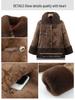 Chinese Style Faux Fur Plush Granny Jacket for Women (Ages 70-80)