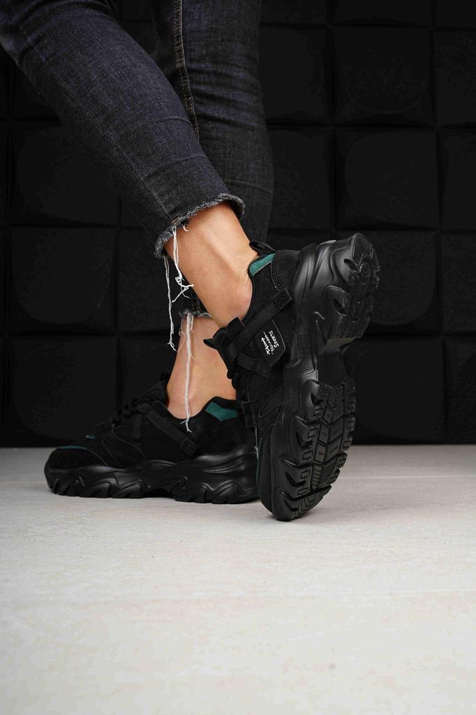 Unisex Casual Leather Platform Sneakers - 2025 Autumn Thick Sole