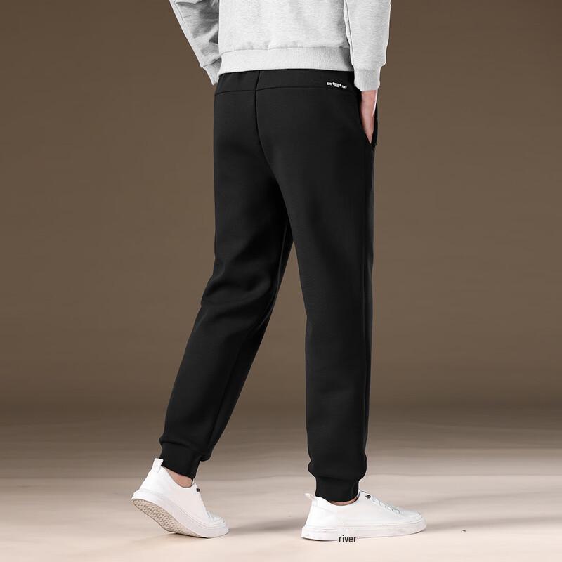 Jeep Men's Heavyweight Loose Straight Cuffed Casual Pants