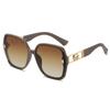New G home women's high-end glasses UV-proof sunglasses large frame round face thin sunscreen sunglasses