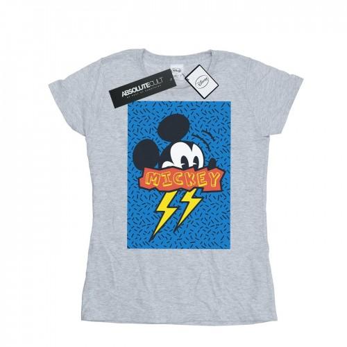 

Disney Womens/Ladies Mickey Mouse 90s Flash Cotton T-Shirt
