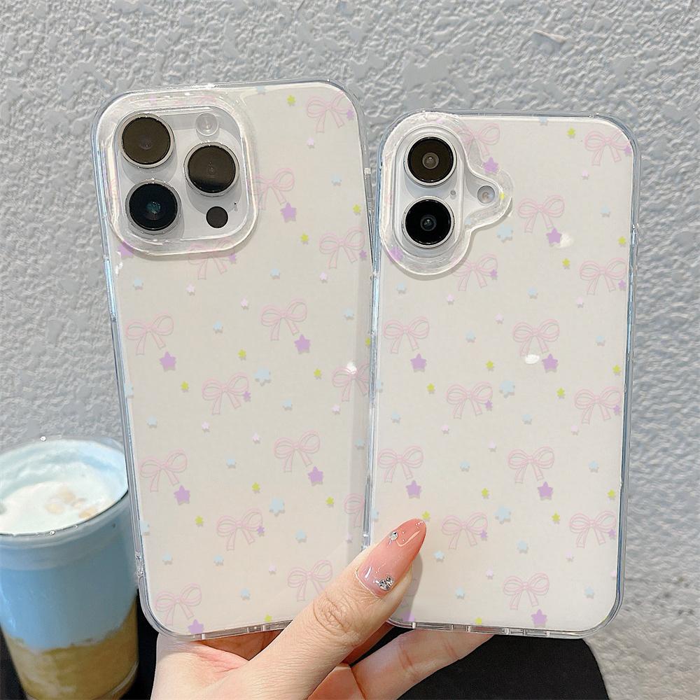 Painted Phone Case for iPhone 12 13 15 16 iPhone 16 12 13 14 15 Pro  14 15 16 Pro Max Coverage Shockproof Anti-Fingerprint Fresh Style Protective Case