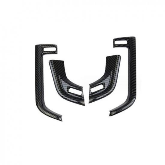 For Jeep Grand Cherokee L -2024 Car Dashboard Air Vent Trim Carbon fiber