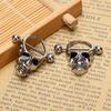 Skull Bars Nipple Ring Piercing Bar Stainless Steel Barbell Body Breast Jewelry