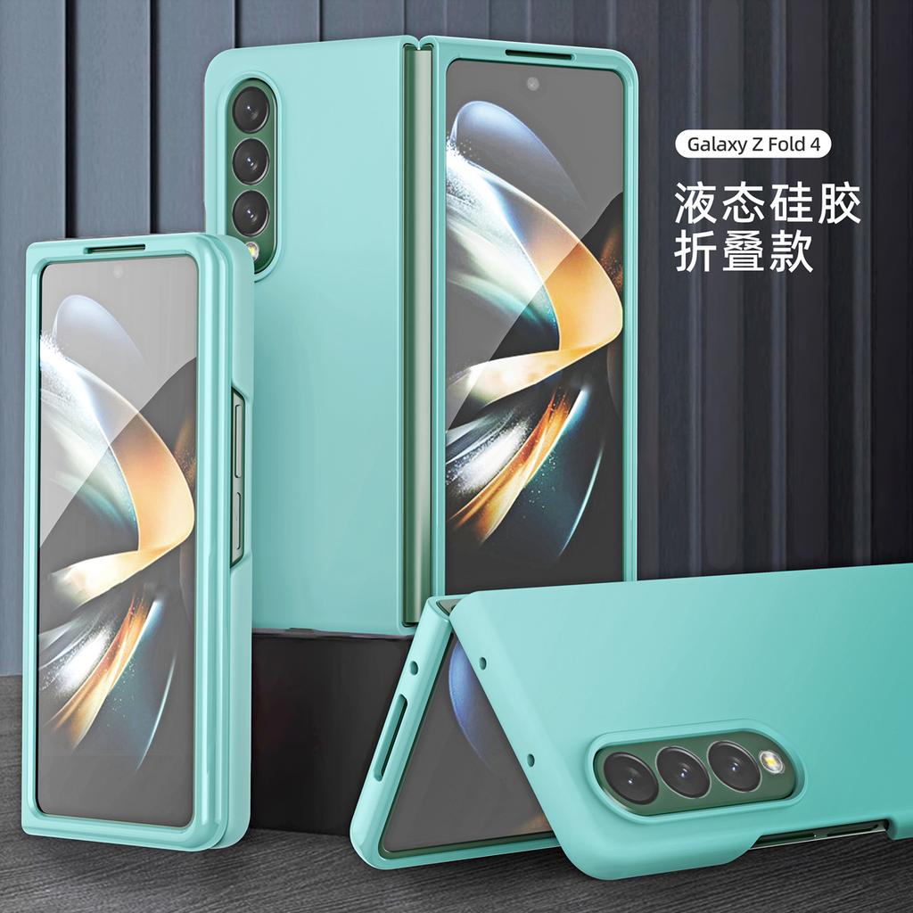 Applicable to Samsung ZFold7 mobile phone case liquid silicone Galaxy Zfold3 folding screen all-inclusive anti-drop protective case