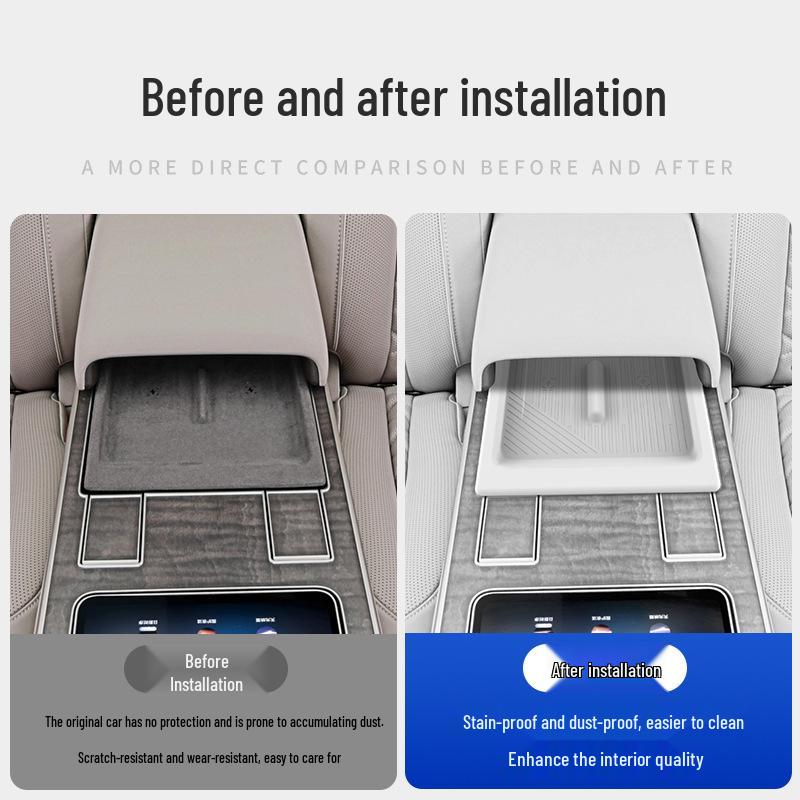 Nio ES9 Second Row Wireless Charging Silicone Pad - Non-slip Car Interior Decor
