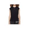 Off-White Ss24 Solid Color Round Neck Fitted Sleeveless Vest Regular Fit Men tops Black OMAC027C99JER0011001