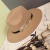 Hat Autumn and Winter Imitation Woolen Top Hat, Fashionable British, European and American Jazz Hat, Hot Sale