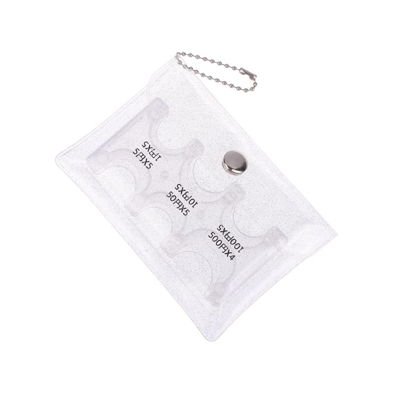 Coin Dispenser Keychain Transparent Coin Collection Purse Wallet Portable Japan Coin Holder Coin Changer Holder Coin Organizer