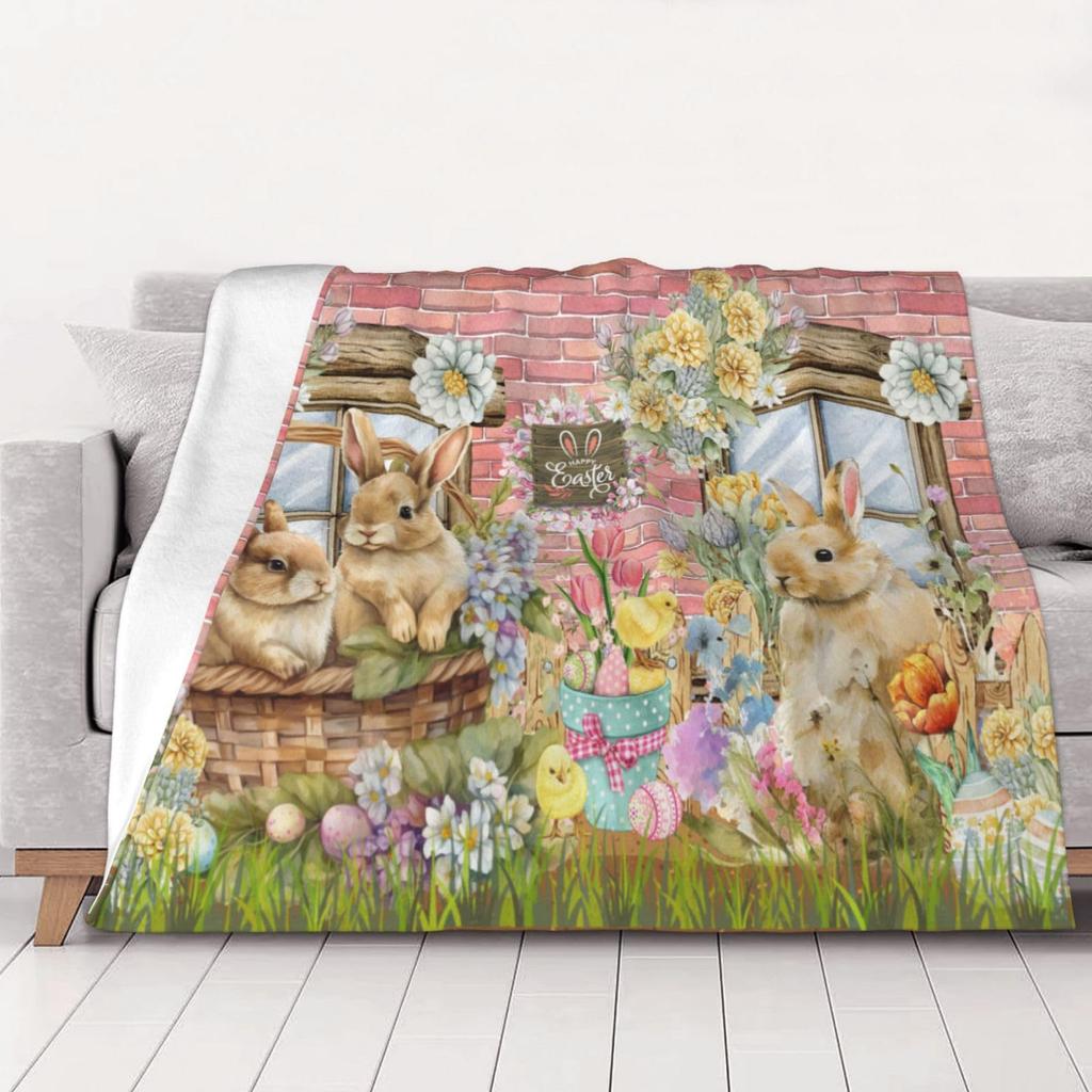 Simple Western Cowboy Printed Blanket for Sofa Bed Travel Camping Living Room Office Conditioning Blanket for All Seasons Gifts
