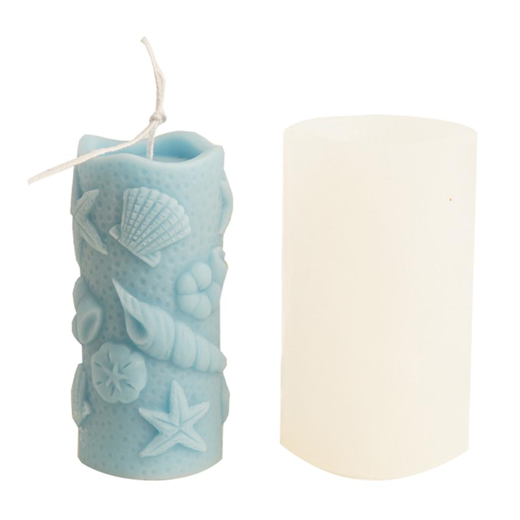 Hvězdice válcové formy na svíčky 3D silikonové formy na svíčky na svíčky pro kutily sádrové formy na pečení fondantové dekorace