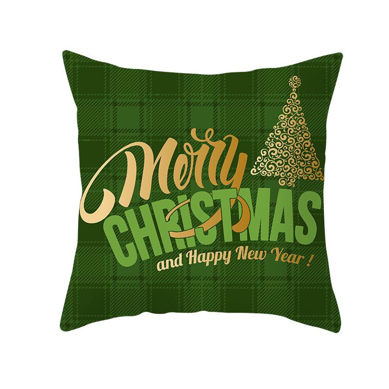 Fresh Green Christmas Pillow Cover Home Ornament Pillow Sleeping Pillow Cushion Cover Premium Durable Quality Useful