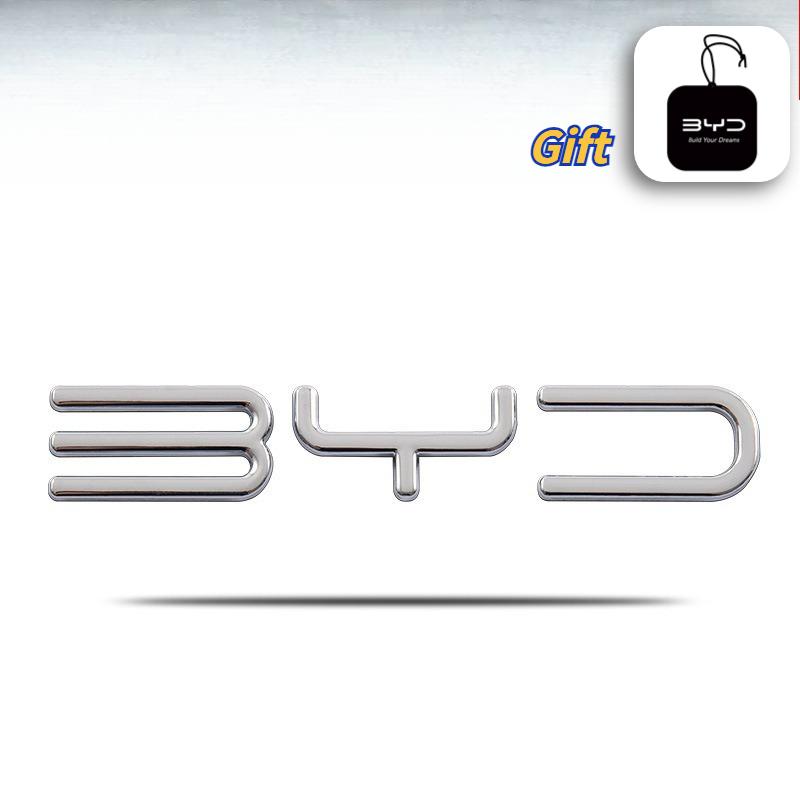 

BYD 3D Metal Car Badge Letters Emblem Rear Trunk Sticker for BYD Atto 3 Shark 6 Seal Dolphin Sealion Song Plus Dolphin Surf