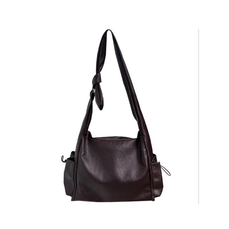 Borsa a Tote di Grande Capacità con Tracolla Borsa a Spalla Singola Pieghettata Sotto il Braccio Borsa da Pendolare