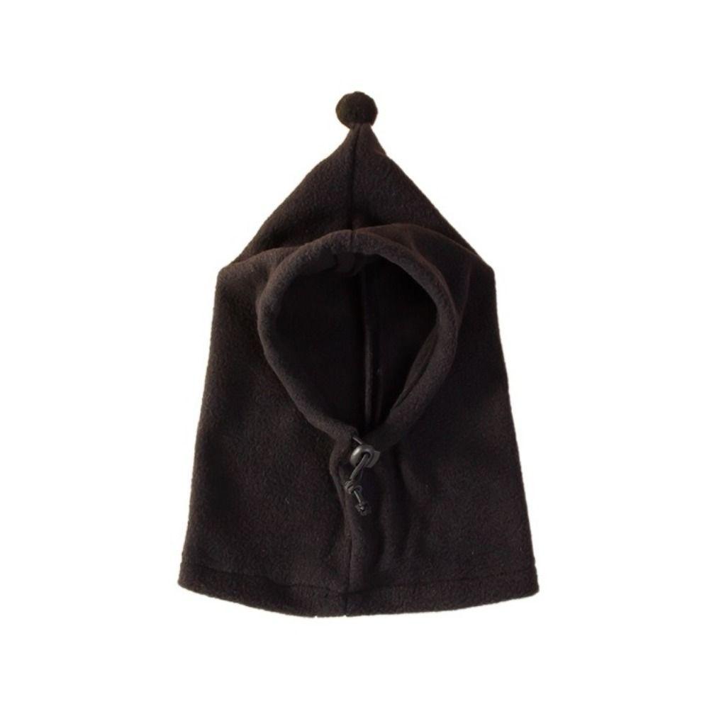 Fleece Dog Ear Muffs Solid Color Pet Warm Earmuffs Dog Cap Casual Pet Headgea  Anxiety Relief