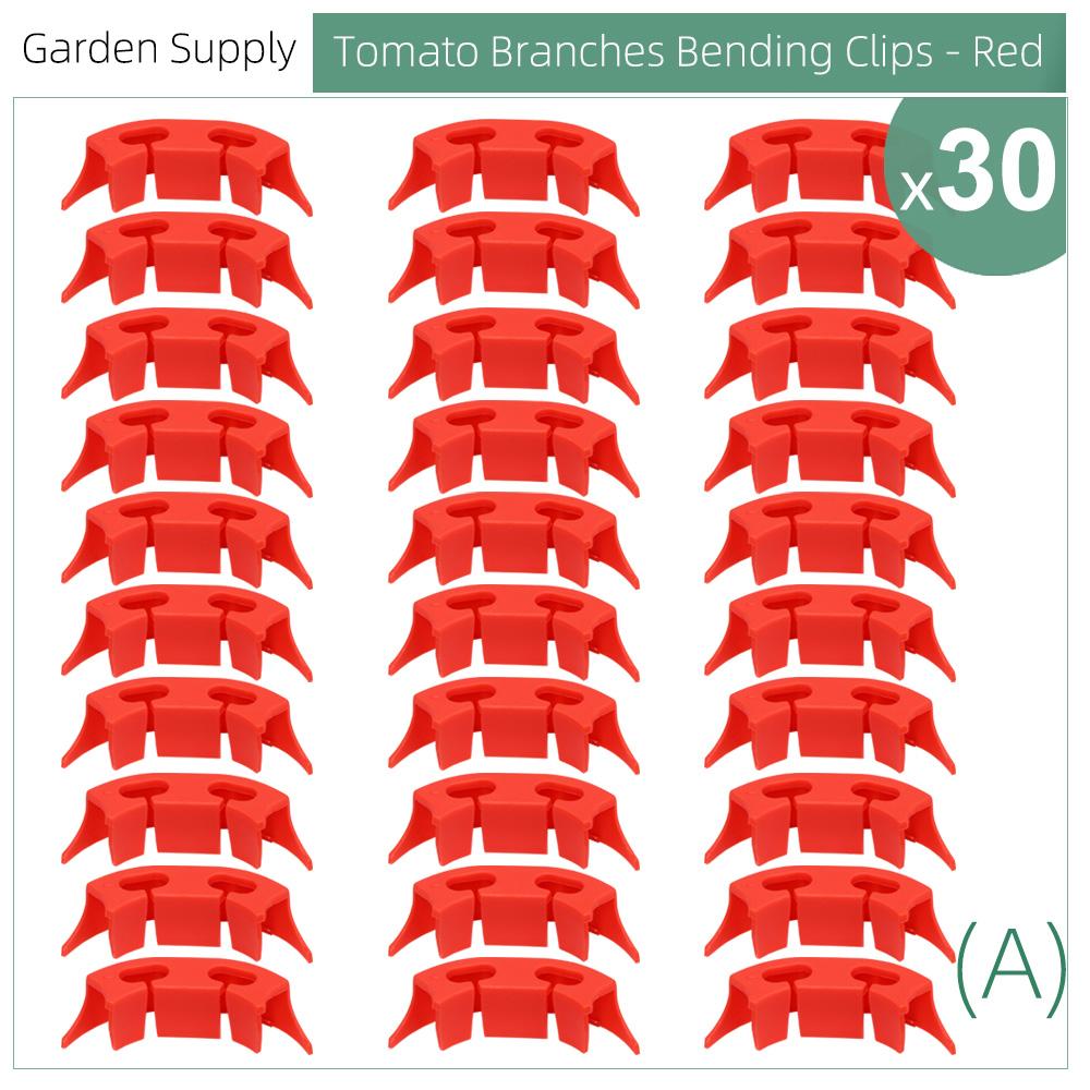 

30 шт. пластиковый зажим для сгибания веток томатов, садовая теплица, опора для тренировок с низким уровнем стресса, тренажер для скалолазания