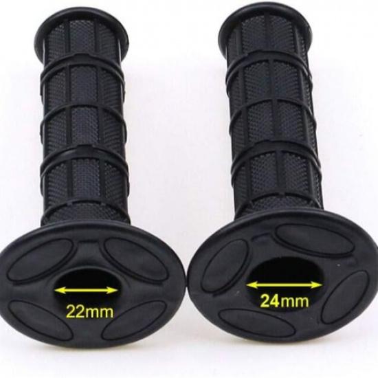 22mm 7/8" Universella Motorcykel Anti-Slip Gummi Styrehandtag för Enduro Mo