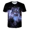 2024 Men/woman High Quality Brand T-shirt Hombre New Men T-shirt Casual Short Sleeve O-neck Fashion Funny Cat Printed 3D T Shirt