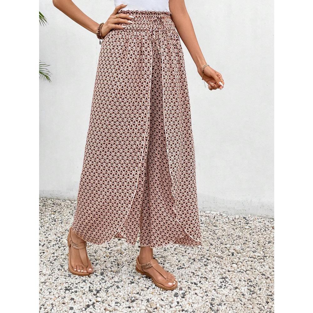 Women's Clothing Summer New Fashion Versatile Women's Wide-leg Culottes
