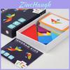 Wooden Tangram Puzzle For Kids Educational Toy For Early Learning And Geometric Shape Recognition