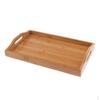 Large Wooden Serving Tray, Various Types Of Dishes