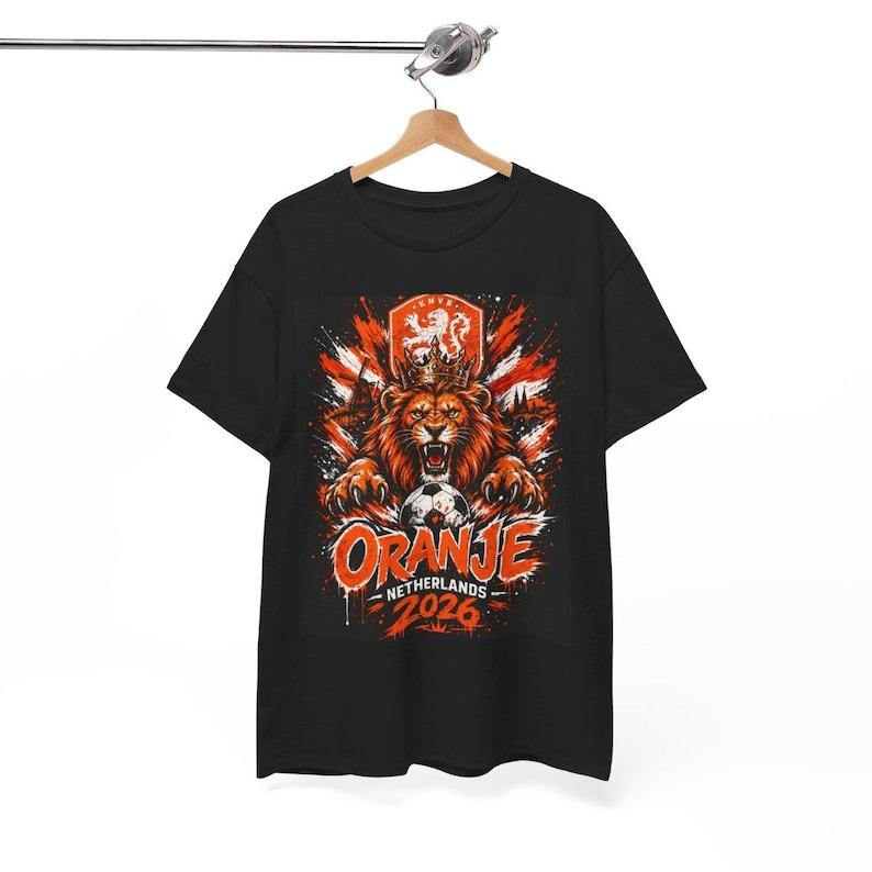 Netherlands Oranje Dutch Lion Graffiti Tee | World Cup 2026 Holland Soccer Fan T-Shirt | Football Gift S