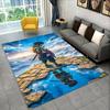 Anime N-Naruto Cartoon Itachi Teppich Teppich für Spielzimmer Schlafzimmer Wohnzimmer Sofa Heimdekoration, Kinderteppich Rutschfeste Fußmatte Geschenk