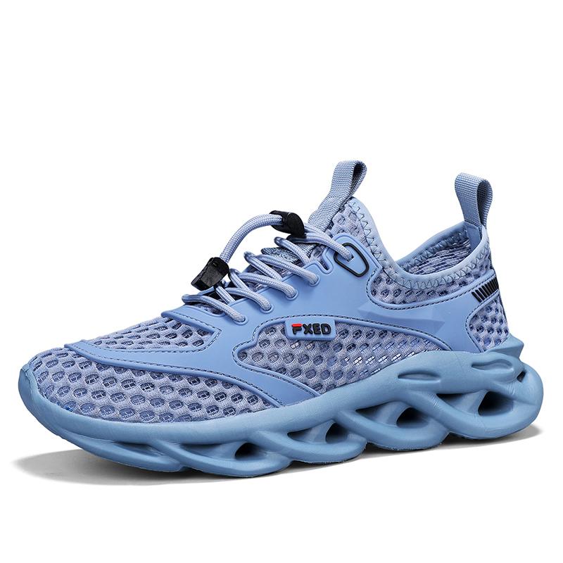 Fashion New Men's Mesh Sneakers Summer Mesh Sports Breathable Casual Shoes Comfortable Men's Tennis Shoes Lightweight Running Shoes
