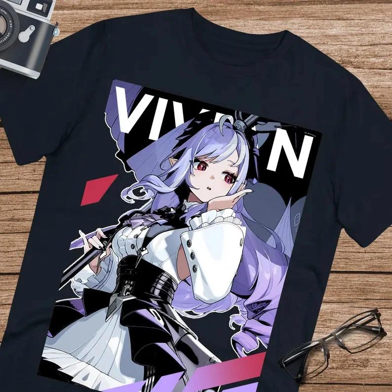 Anime Vivian Zzz Zenless Zone Zero T Shirt Size S 4XL Black Size S 4XL S