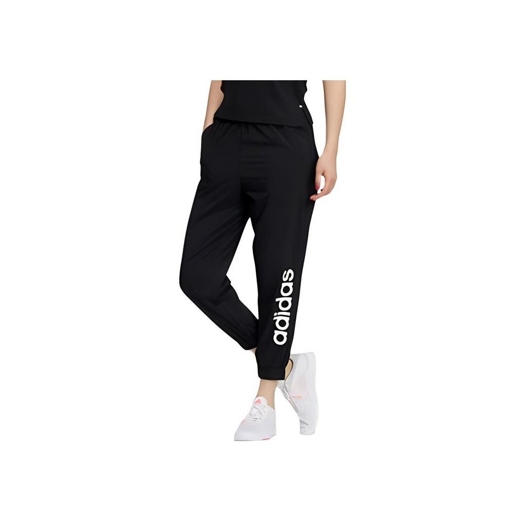 Adidas Neo Running Joggers With Cuffed Ankles Women Bottoms Black GP5584