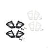 4 Pieces Hinges Shoes Drawer Hinge Turning Rack Accessories Household Flipping Frame
