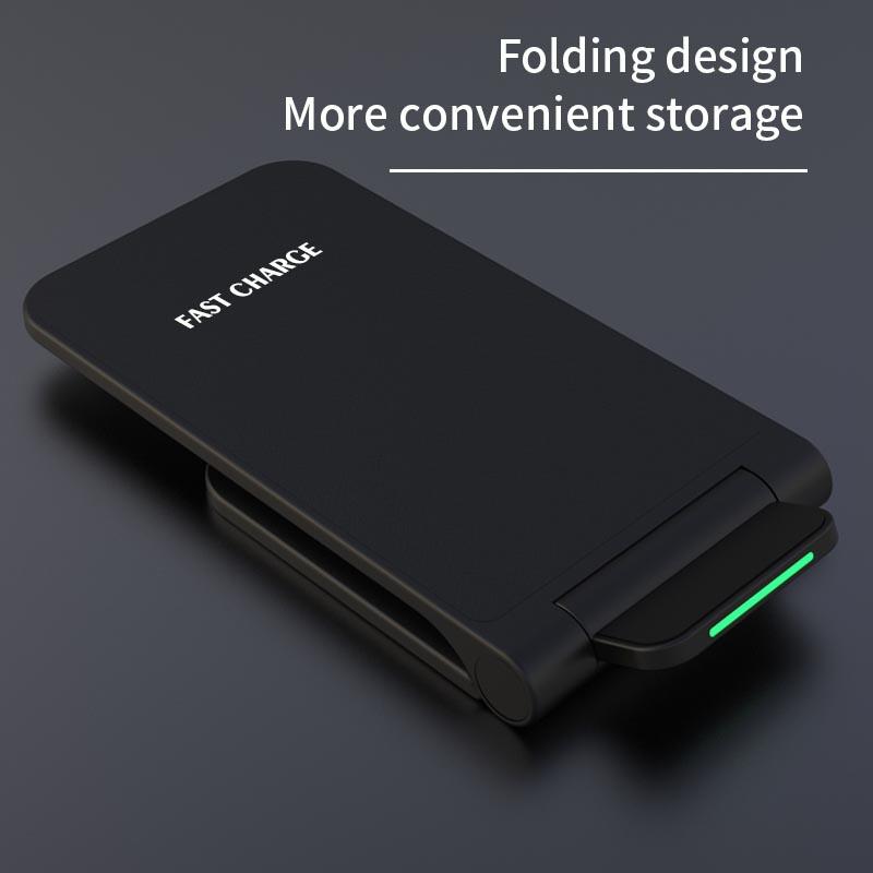 100W NEW QI Wireless Charger Stand Foldable Phone Stand for Iphone 16 13 14 15 Pro XR XS 8 Samsung S22 S21 S20 S9 Xiaomi