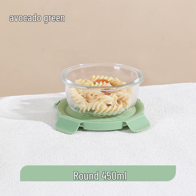 Microwave-Safe Glass Lunch and Soup Box Set for Office Meal Prep