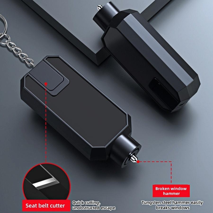 

Car emergency escape tool, window breaker, safety hammer, metal window breaker, easy to carry, quickly breaks the window! красный