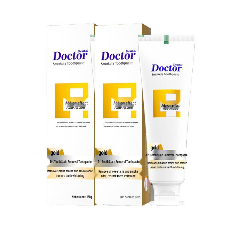 

Dr. Dentist Smoke Stain Removal Toothpaste 2-Pack